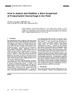 HowtoAssessandStabilizeaMareSuspectedofPeriparturientHemorrhageintheFi