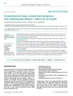 R E V I E W   P A P Co-treatment of lower urinary tract symptoms and c