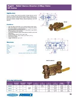 ApplicationThe DR Diverter Valve Series provides a simple solution for