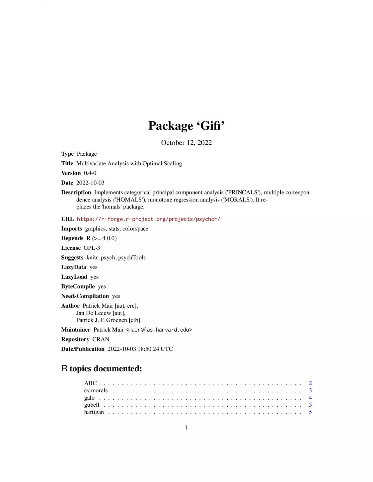 PDF-Package`Gi'June25,2019TypePackageTitleMultivariateAnalysiswithOpti