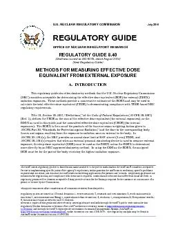The NRC issues regulatory guides to describe and make available to the