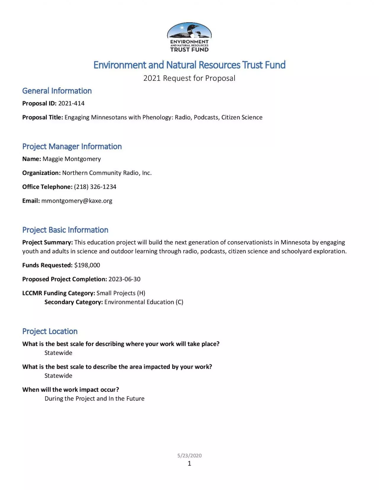 PDF-Environment and Natural Resources Trust Fund