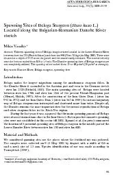 main contemporary spawning grounds for Beluga sturgeon are situated is