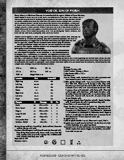 RUNEQUEST QUICK-START RULES