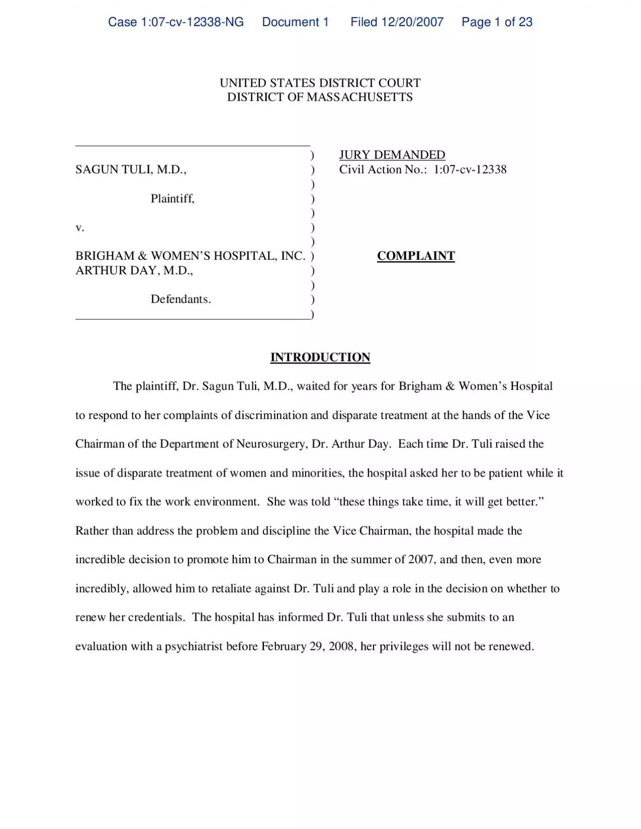 PDF-Case 1:07-cv-12338-NG Document 1 Filed 12/20/2007 Page 1