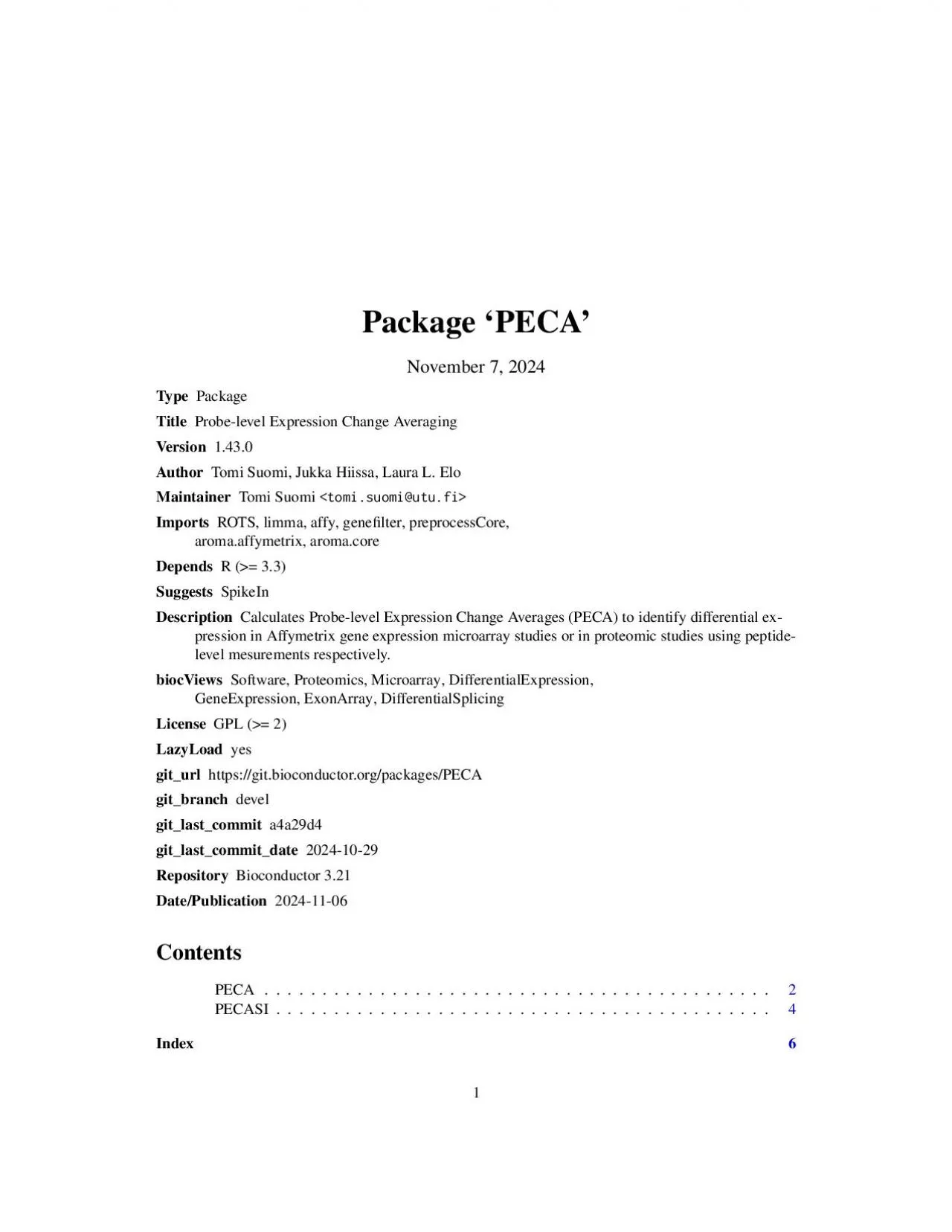 PDF-Package`PECA'January10,2021TypePackageTitleProbe-levelExpressionChange