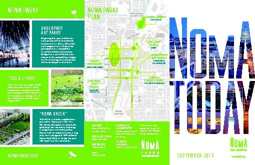 PDF-Beginning this year, NoMa’s four to enliven NoMa’s underpass