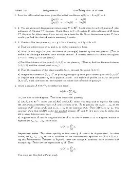 Math223Assignment8DueFridayNov18inclass.1.Sovethedierentialequati
