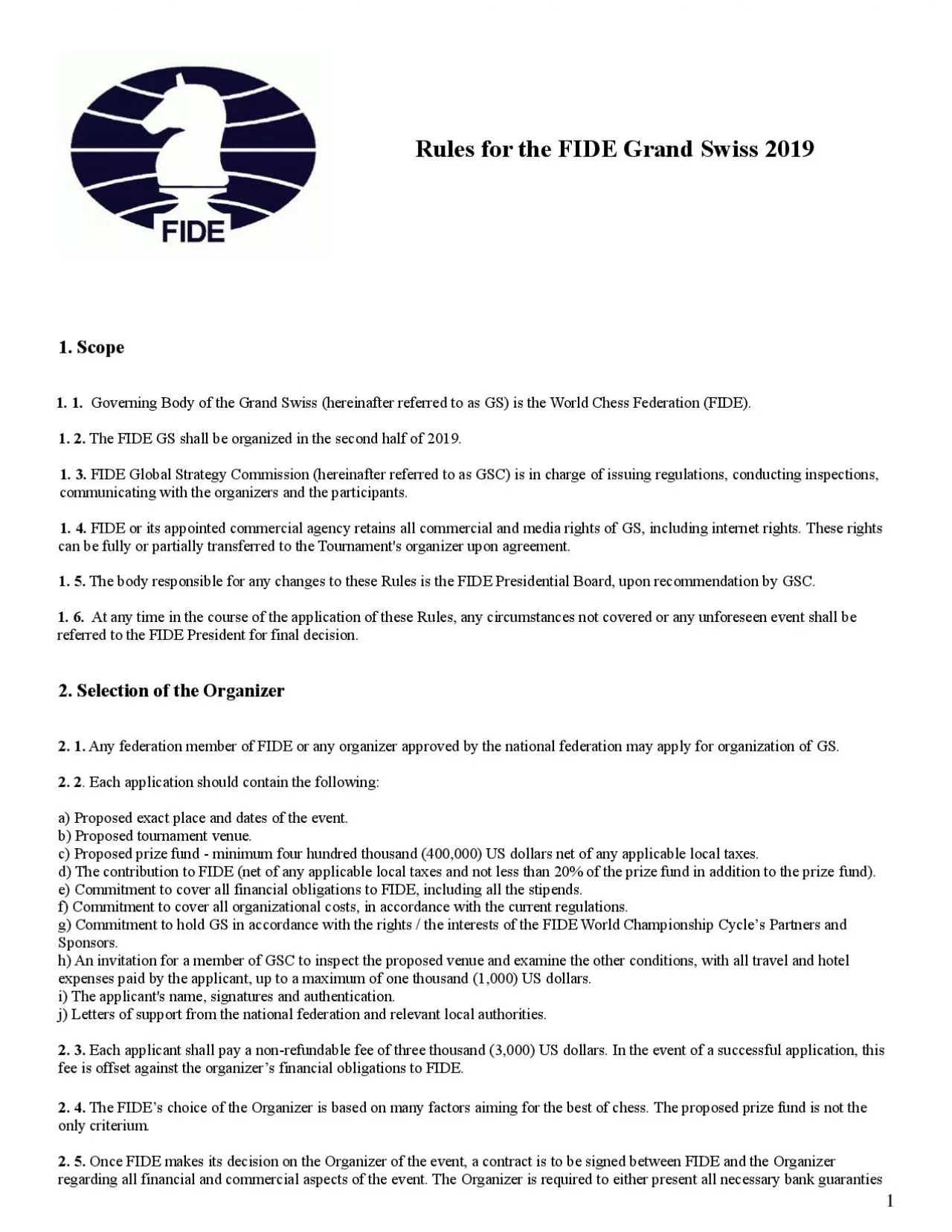 PDF-Rules for the FIDE Grand