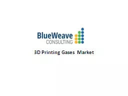 Global 3D Printing Gases Market Forecast and Trends