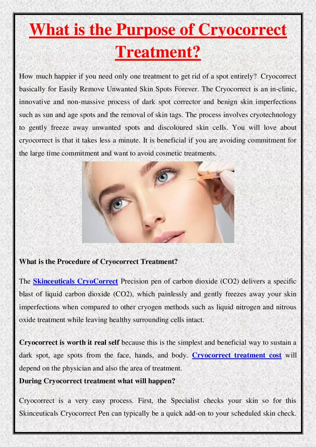 PDF-What is the Purpose of Cryocorrect Treatment?