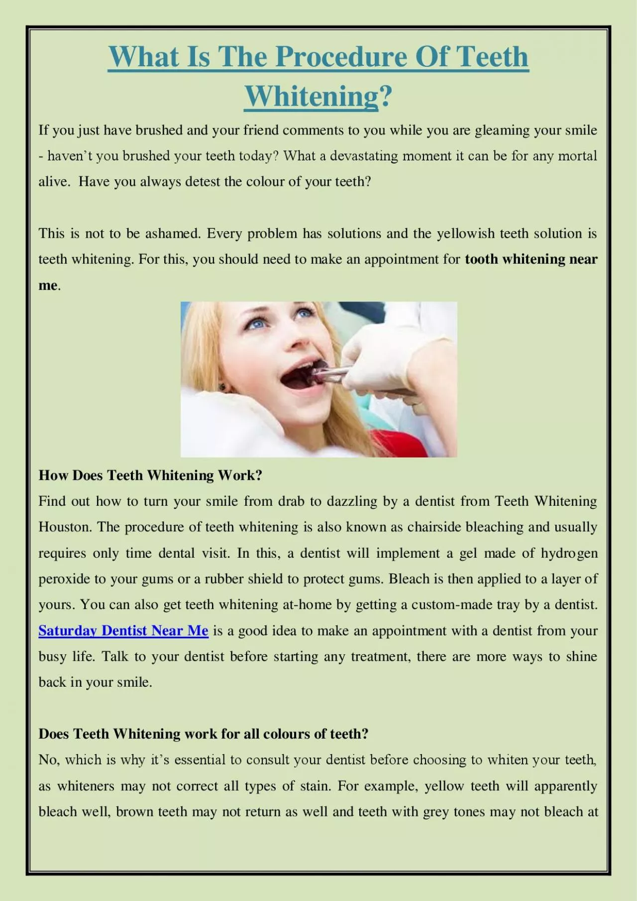 PDF-What Is The Procedure Of Teeth Whitening?