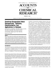 DendrimerEncapsulated Metal Nanoparticles Synthesis Ch