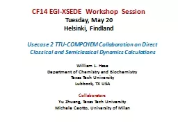 CF14 EGI-XSEDE Workshop Session