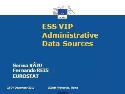 PPT-ESS VIP Administrative Data Sources