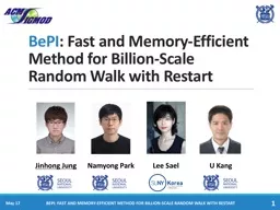 BePI : Fast and Memory-Efficient Method for Billion-Scale Random Walk with Restart