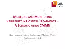 Modeling and Monitoring Variability in Hospital Treatments