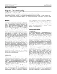 PRACTICE GUIDELINES Hepatic Encephalopathy Andres T