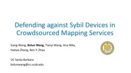 Defending against Sybil Devices in Crowdsourced Mapping Services