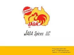 J ADA Spices LLC      