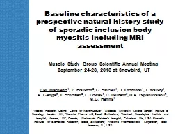 Baseline characteristics of a prospective natural history study of sporadic inclusion