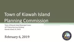 Town of Kiawah Island Planning Commission