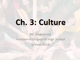 Ch. 3: Culture Haddam-Killingworth