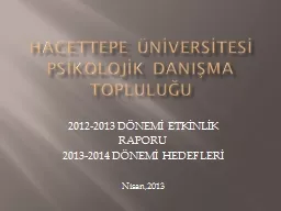 HACETTEPE Ünİversİtesİ