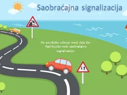 1 Saobraćajna signalizacija