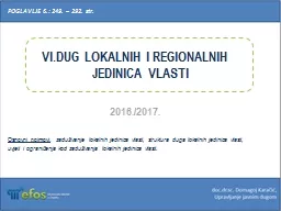 PPT-VI.DUG LOKALNIH I REGIONALNIH JEDINICA VLASTI