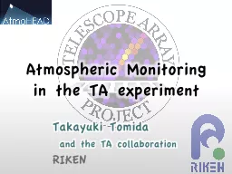 Atmospheric Monitoring