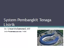 System  Pembangkit   Tenaga