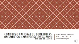 Concurso Nacional de Booktubers: