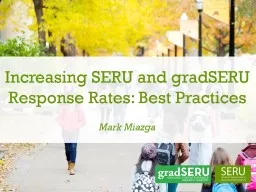 Increasing SERU and  gradSERU