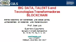 BIG DATA, TALENTS and Tecnologías