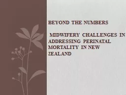 Beyond the Numbers  Midwifery