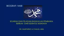 SEJARAH DAN TELADAN RASULULLAH PEMBAWA BERKAH  DARI SIDRATUL MUNTAHA