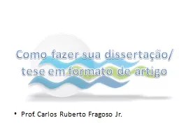 Prof. Carlos  Ruberto  Fragoso Jr.