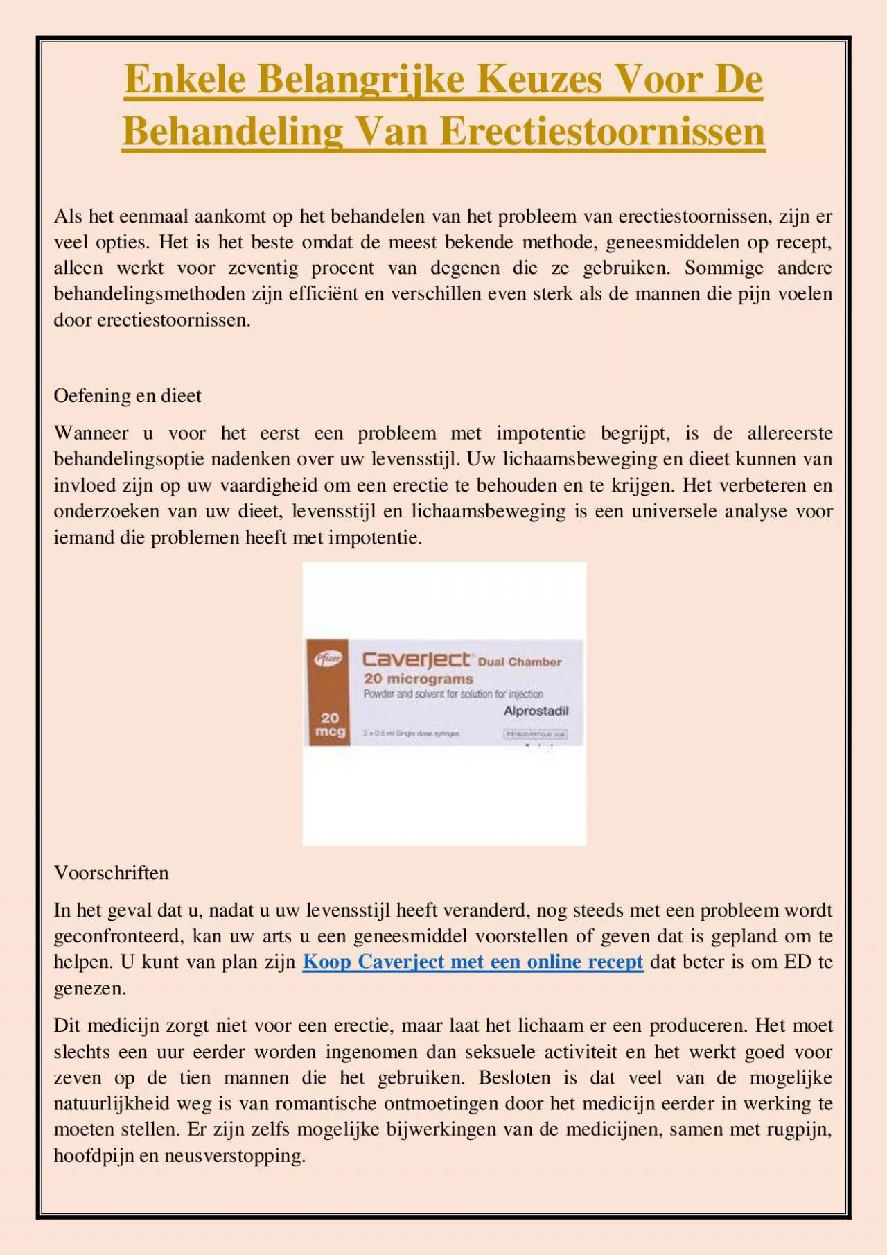 PDF-Enkele Belangrijke Keuzes Voor De Behandeling Van Erectiestoornissen