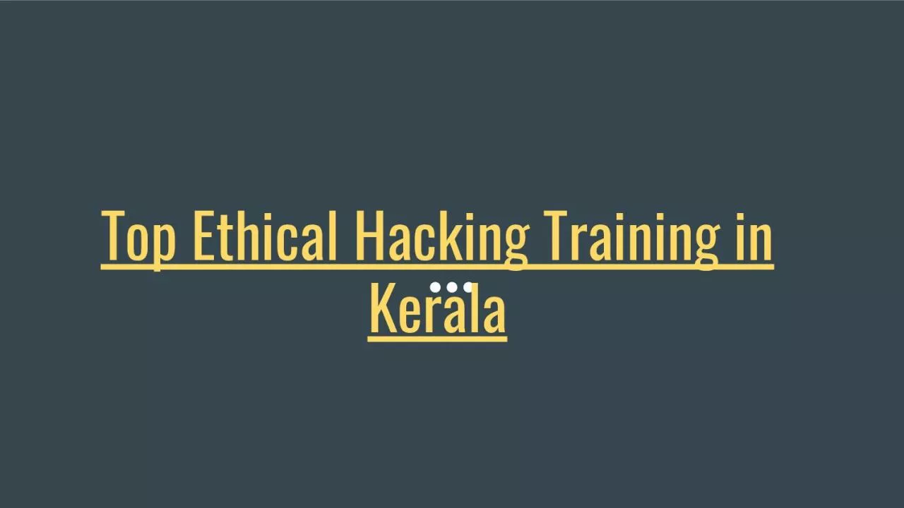 PDF-Top Ethical Hacking Training in Kerala