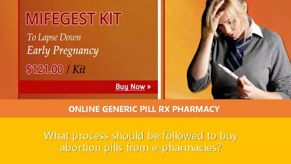 What process should be followed to buy abortion pills from e-pharmacies?