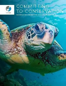 THE WORLD ZOO AND AQUARIUM CONSERVATION STRATEGYCOMMITTINGTO CONSERVAT