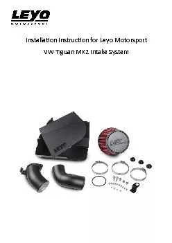 Installa�on instruc�on for Leyo Motorsport
...