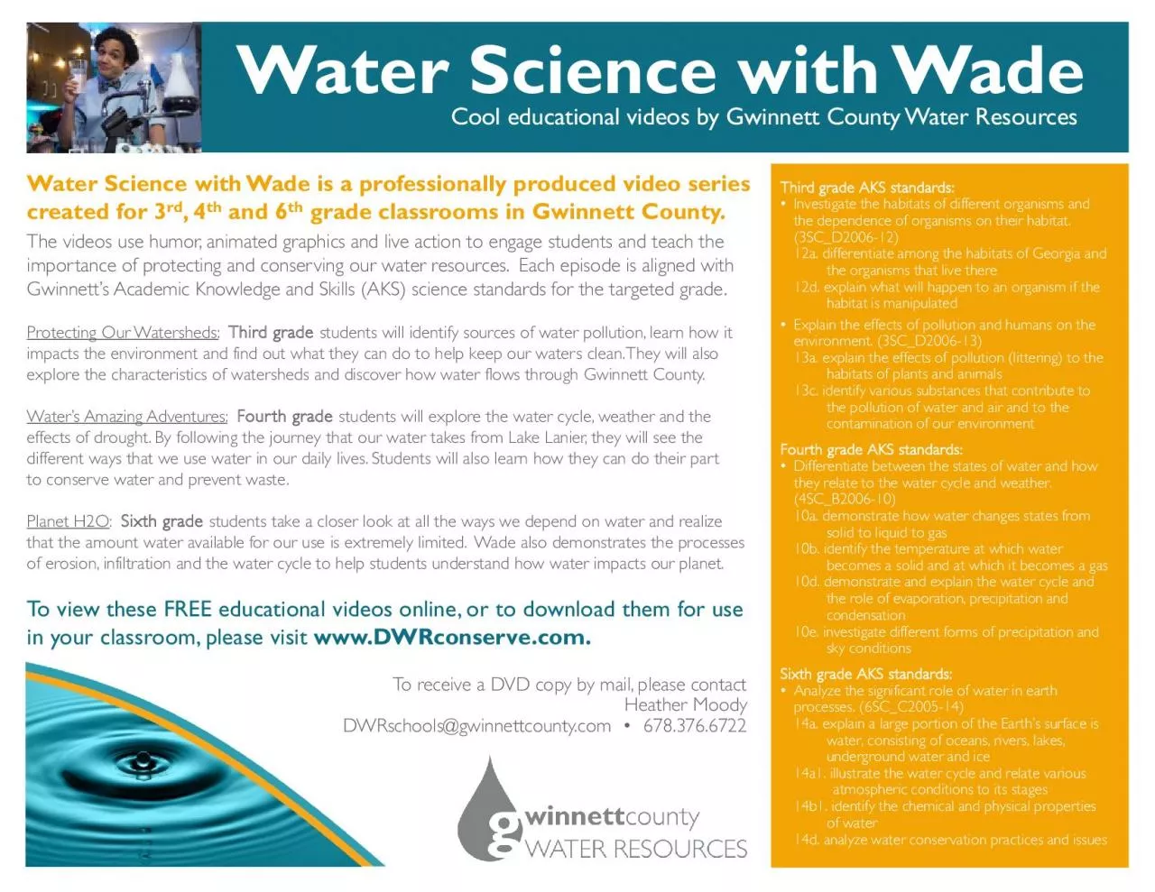 PDF-Water Science with Wade is a professionally produced video series crea