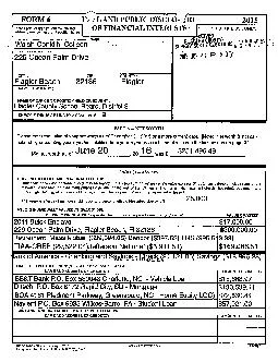 FORM Please address, FU^LAND OF I2015M-\Ot Walsh-Conklih; lV(^^JUff^v9