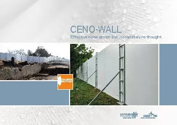 CENO-WALLEffective noise protection, completely re-thought.