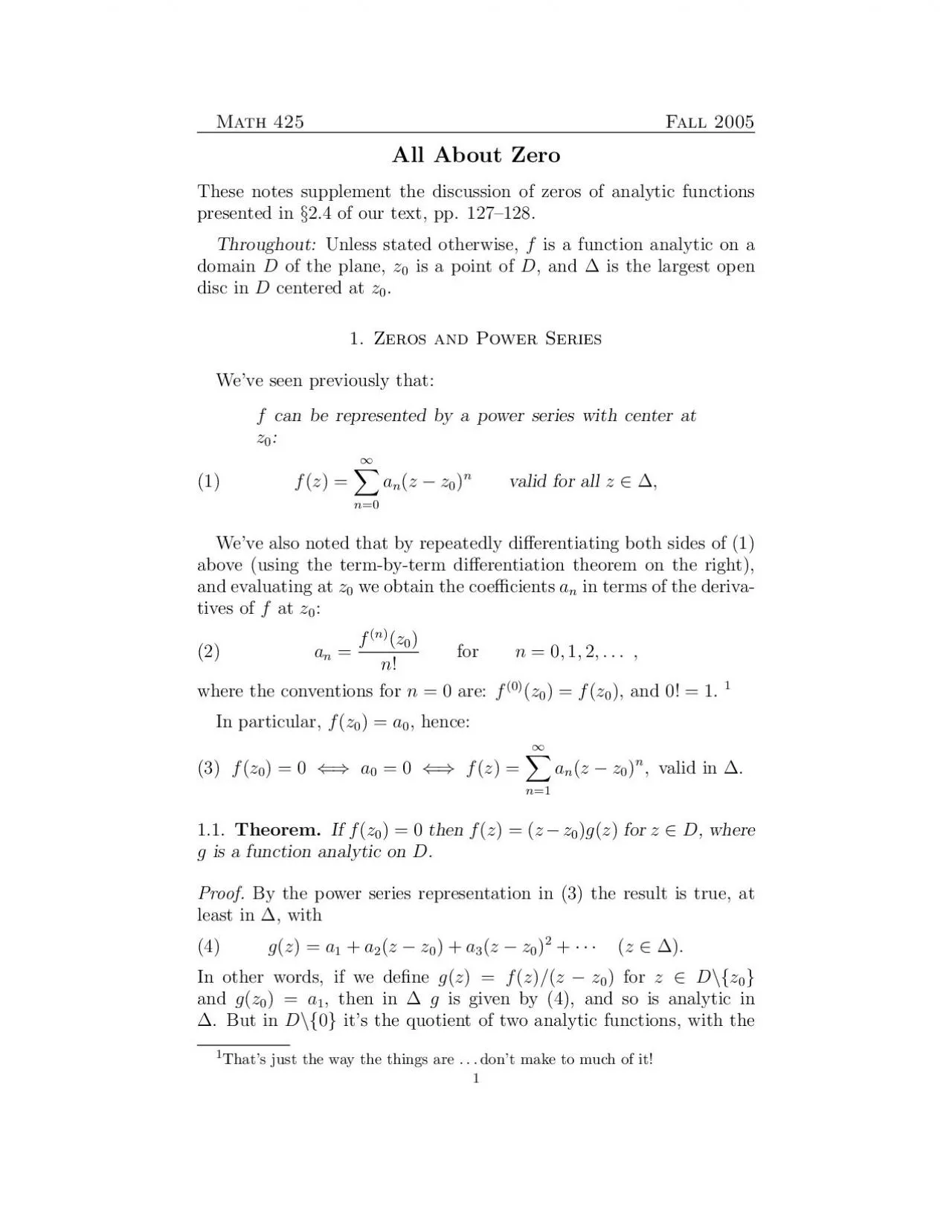 PDF-2denominatornevervanishing,henceit'salsoanalyticonDnf0g,henceonallofD.