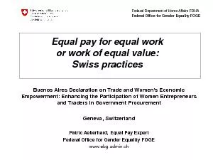 Federal Department Home AffairsFDHAFederal Office forGender EqualityFO