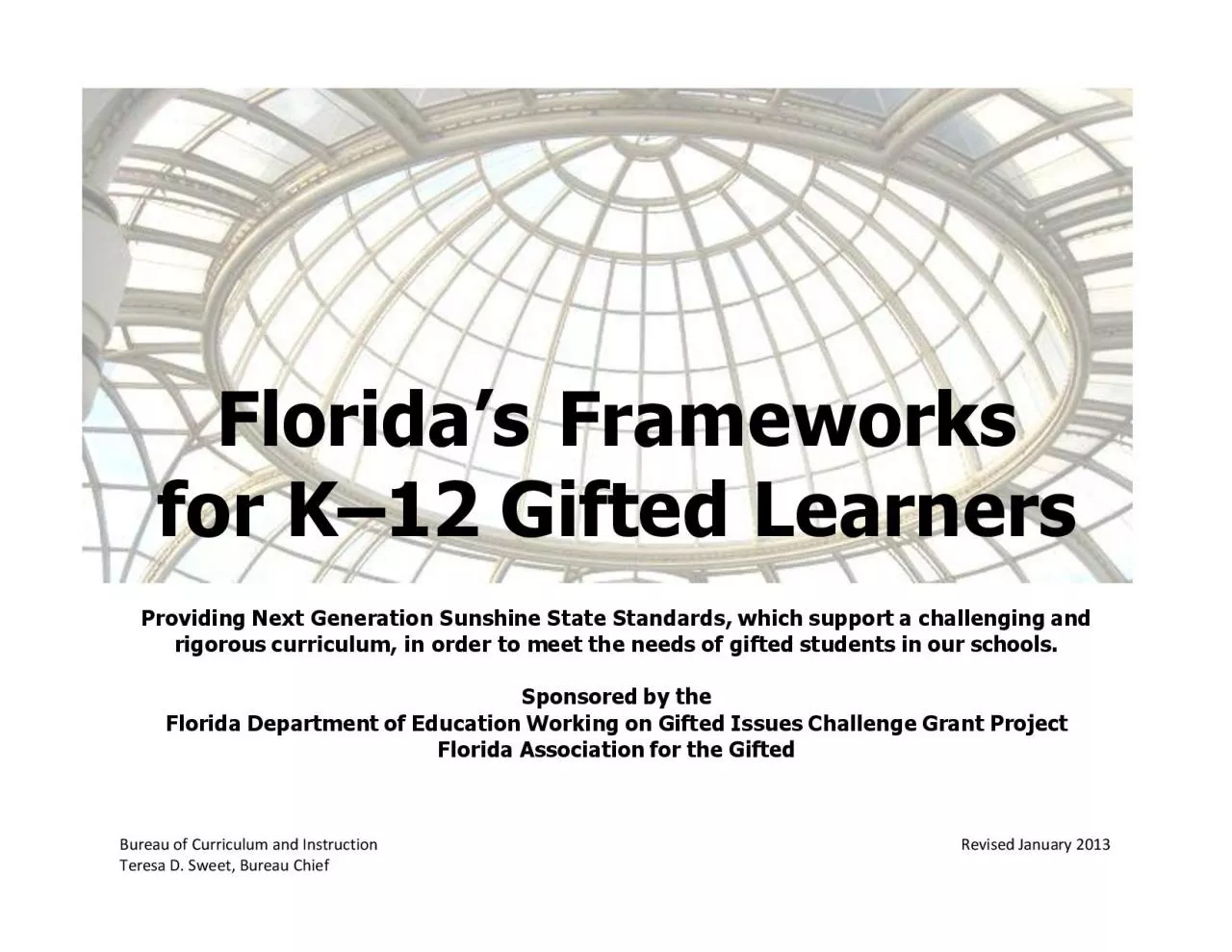 PDF-riFrameworks r K12 Gted Learn