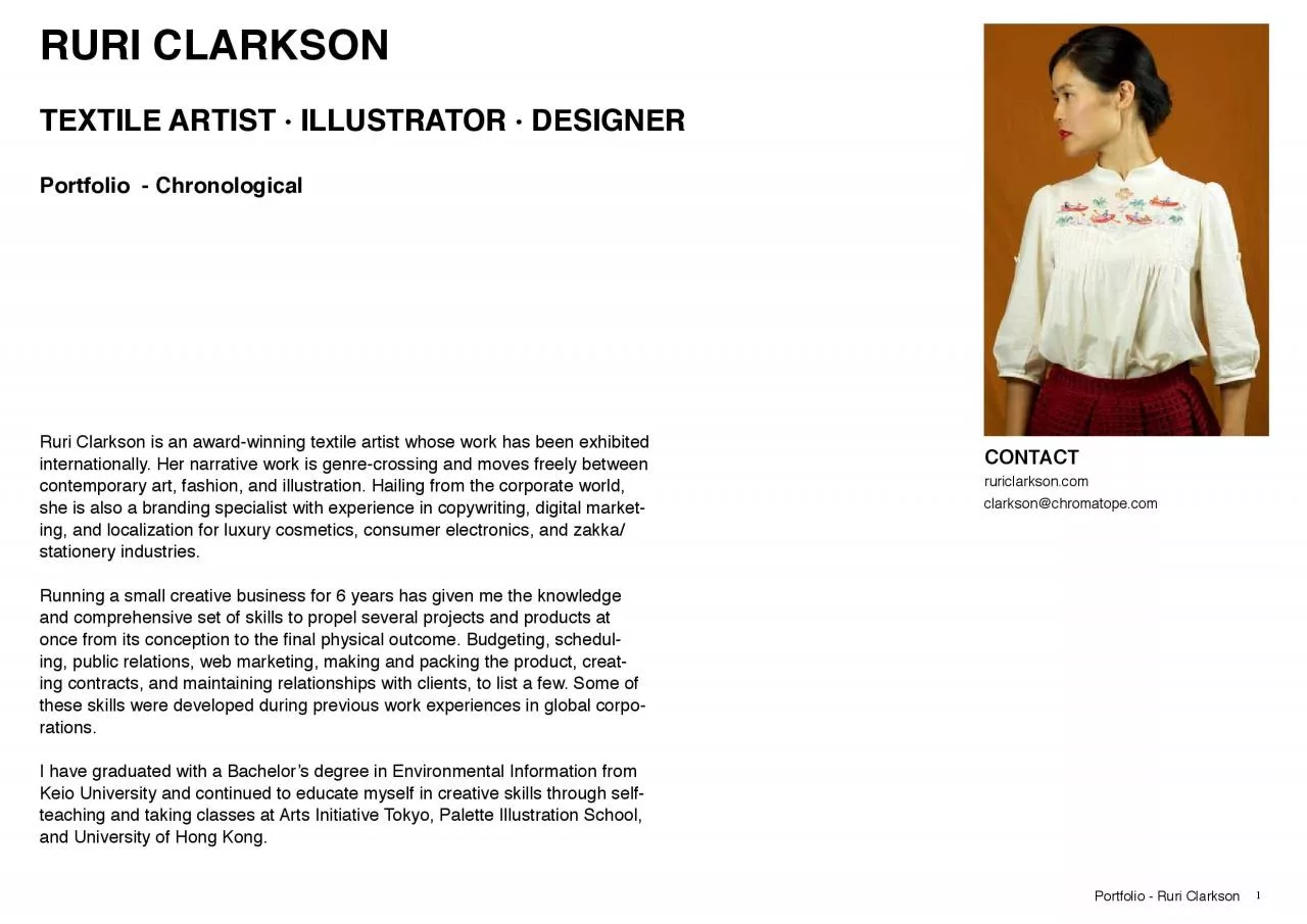 PDF-1Portfolio - Ruri Clarkson